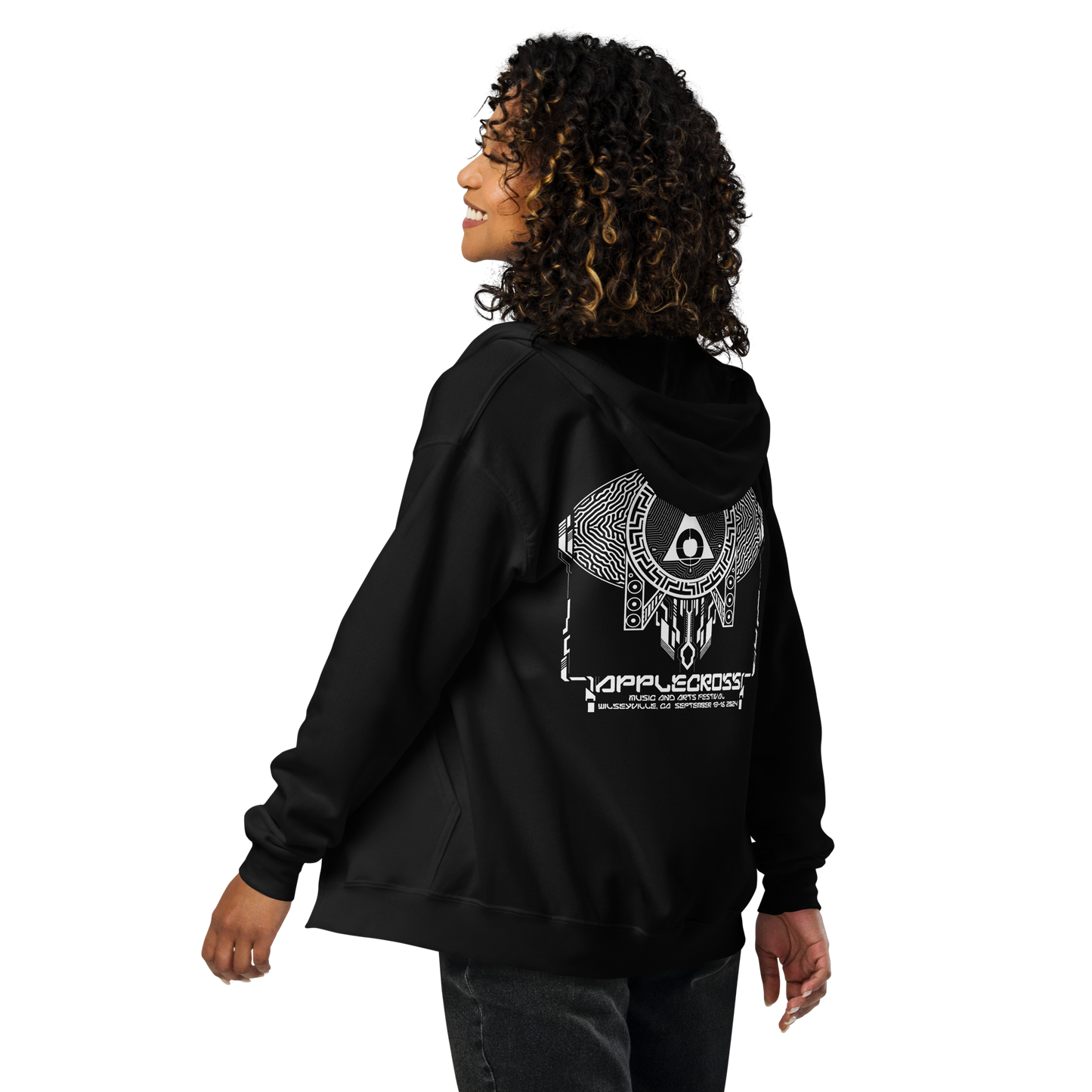 Applecross Alien Zip up hoodie